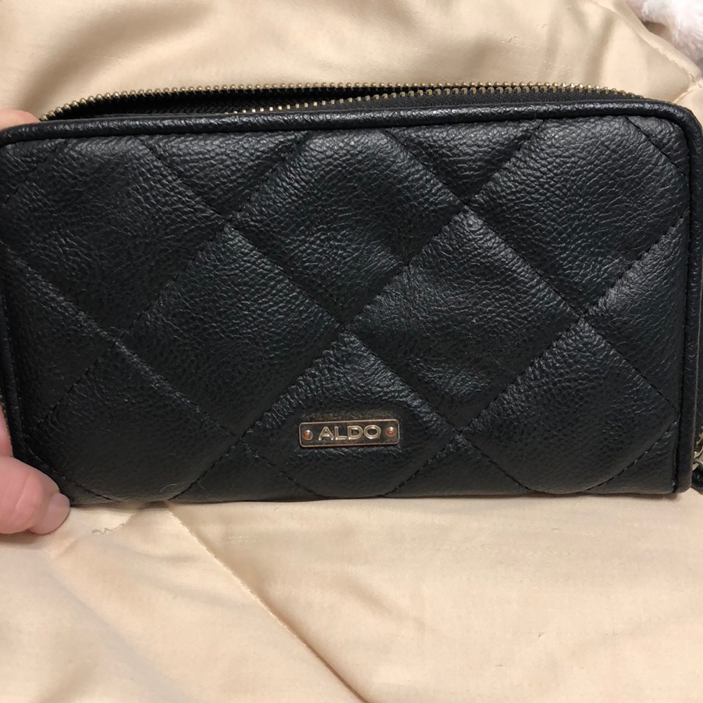 Large black wallet